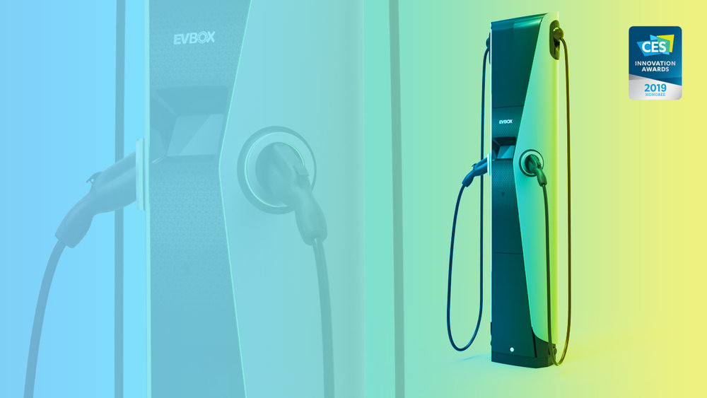 Global EV charging leader EVBox wins second CES Innovation Award